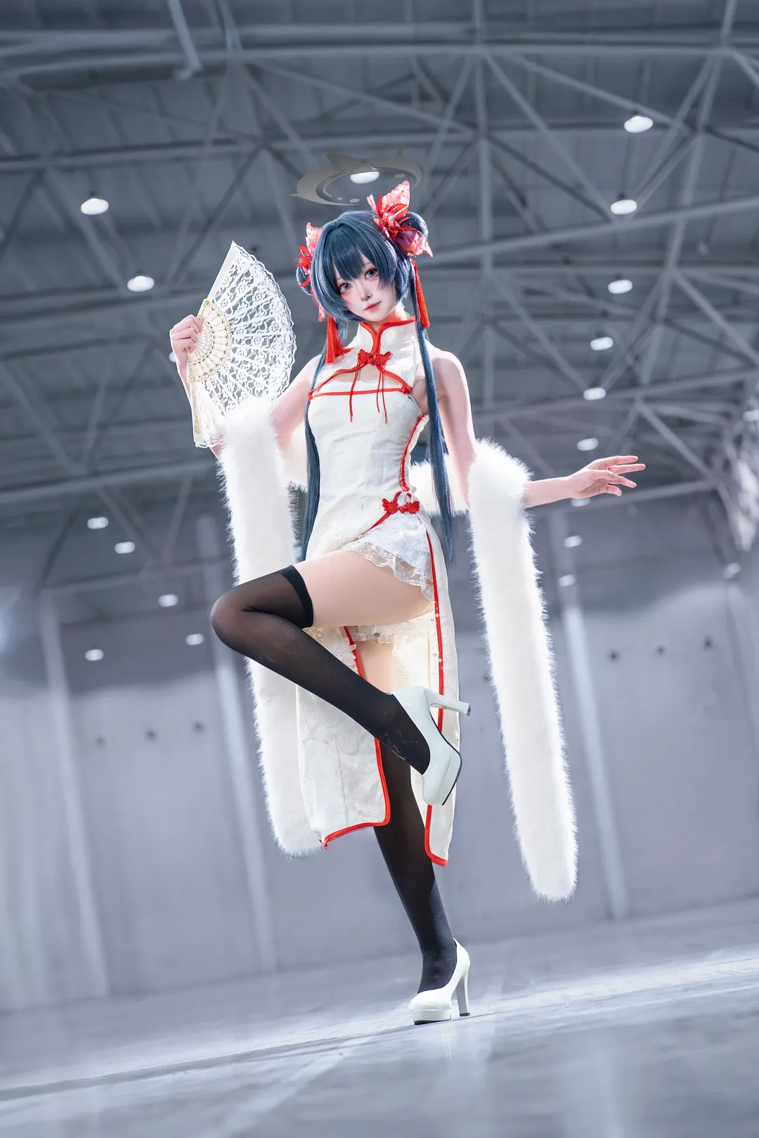 妃咲cos, 碧蓝档案, cosplay场照, 武汉漫展, 新春cos