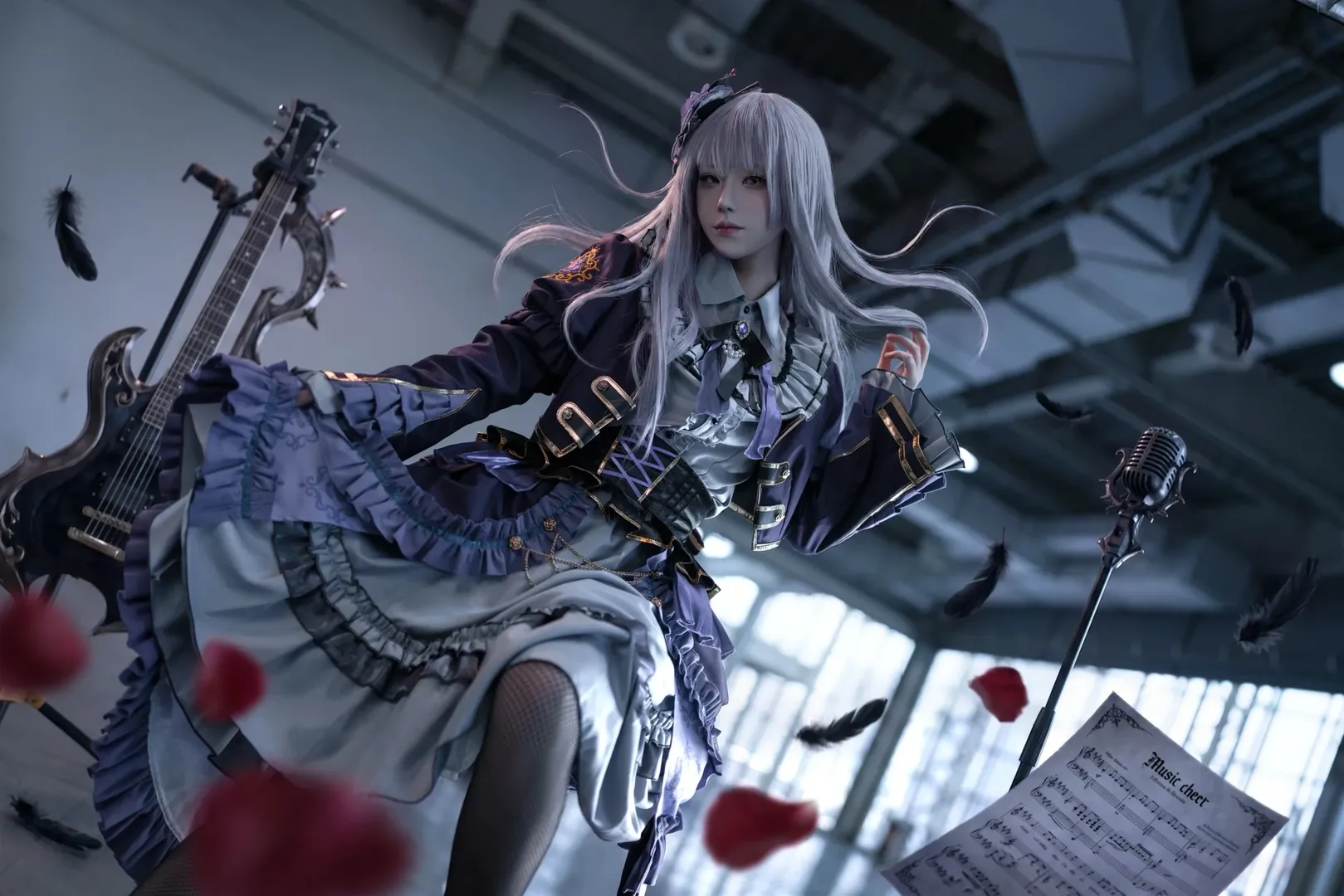 bangdream, 场照返图, cosplay摄影, 凑友希那cos, Roselia - 第2张