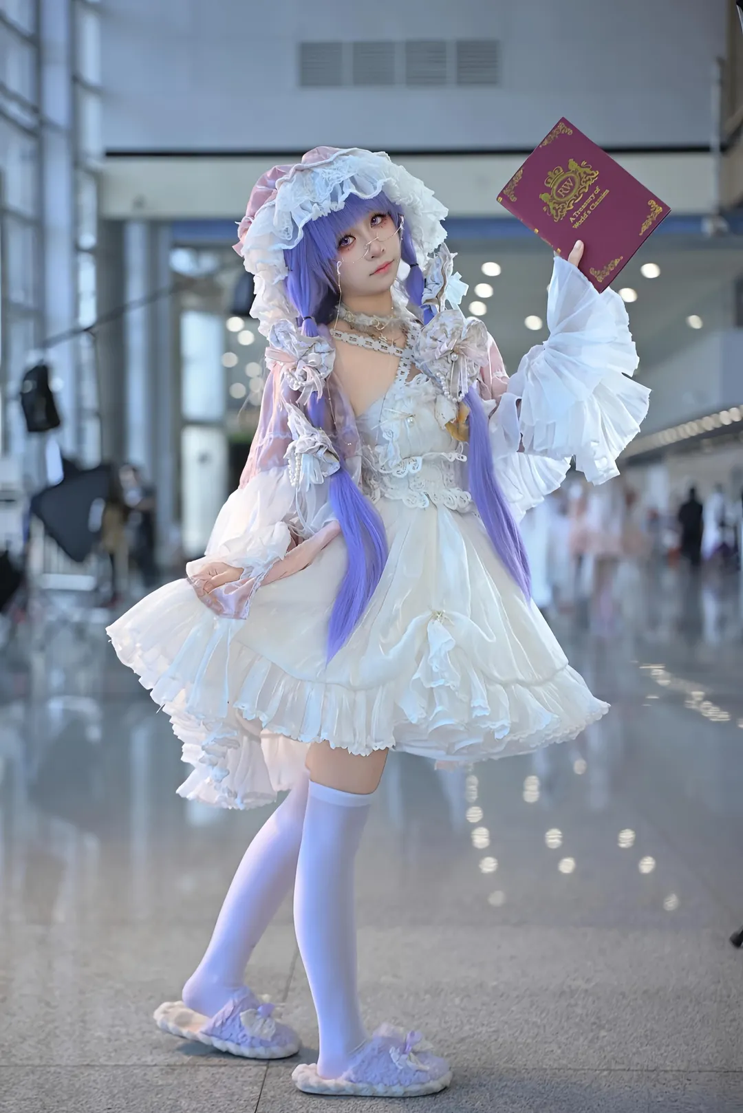 东方project, 漫展返图, 二次元cosplay, 帕秋莉cos, 洛丽塔穿搭 - 第3张