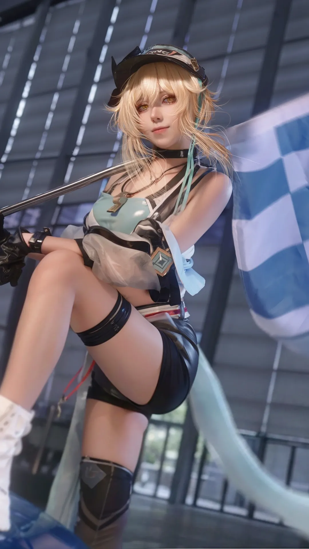原神, 機能風, 熒cos, 賽車熒, 運動風格