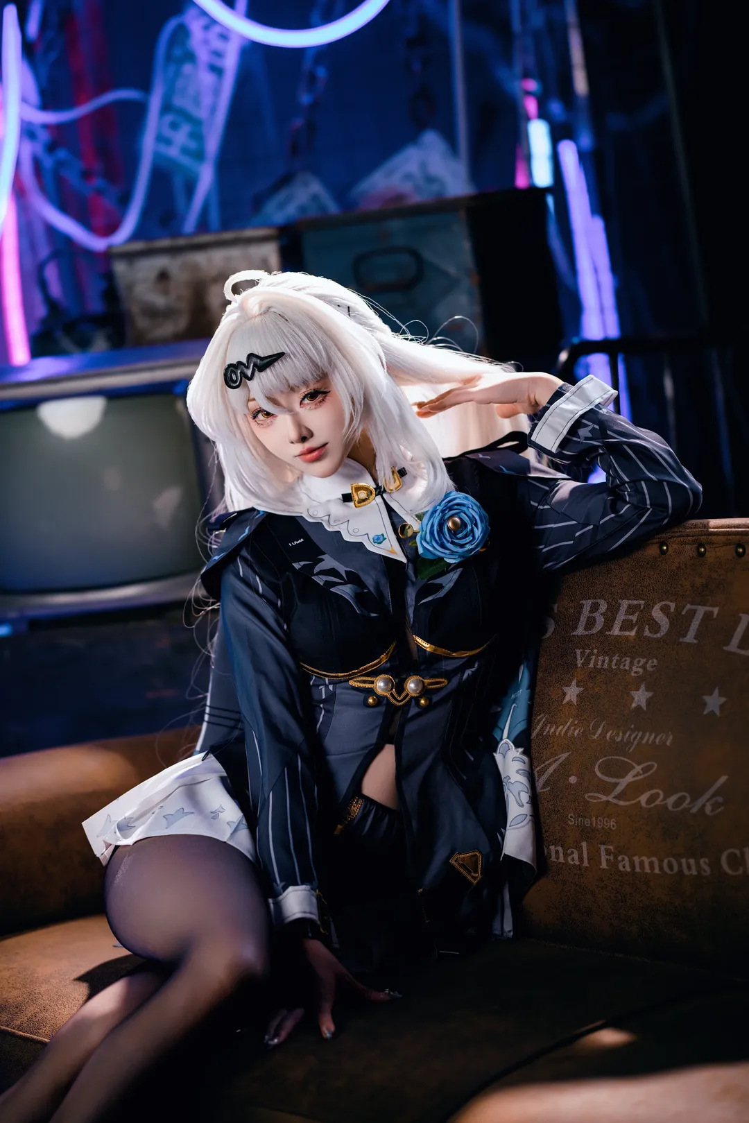 絕區零, 賽博朋克, 儀玄cos, cosplay攝影, 霓虹燈 - 第3張