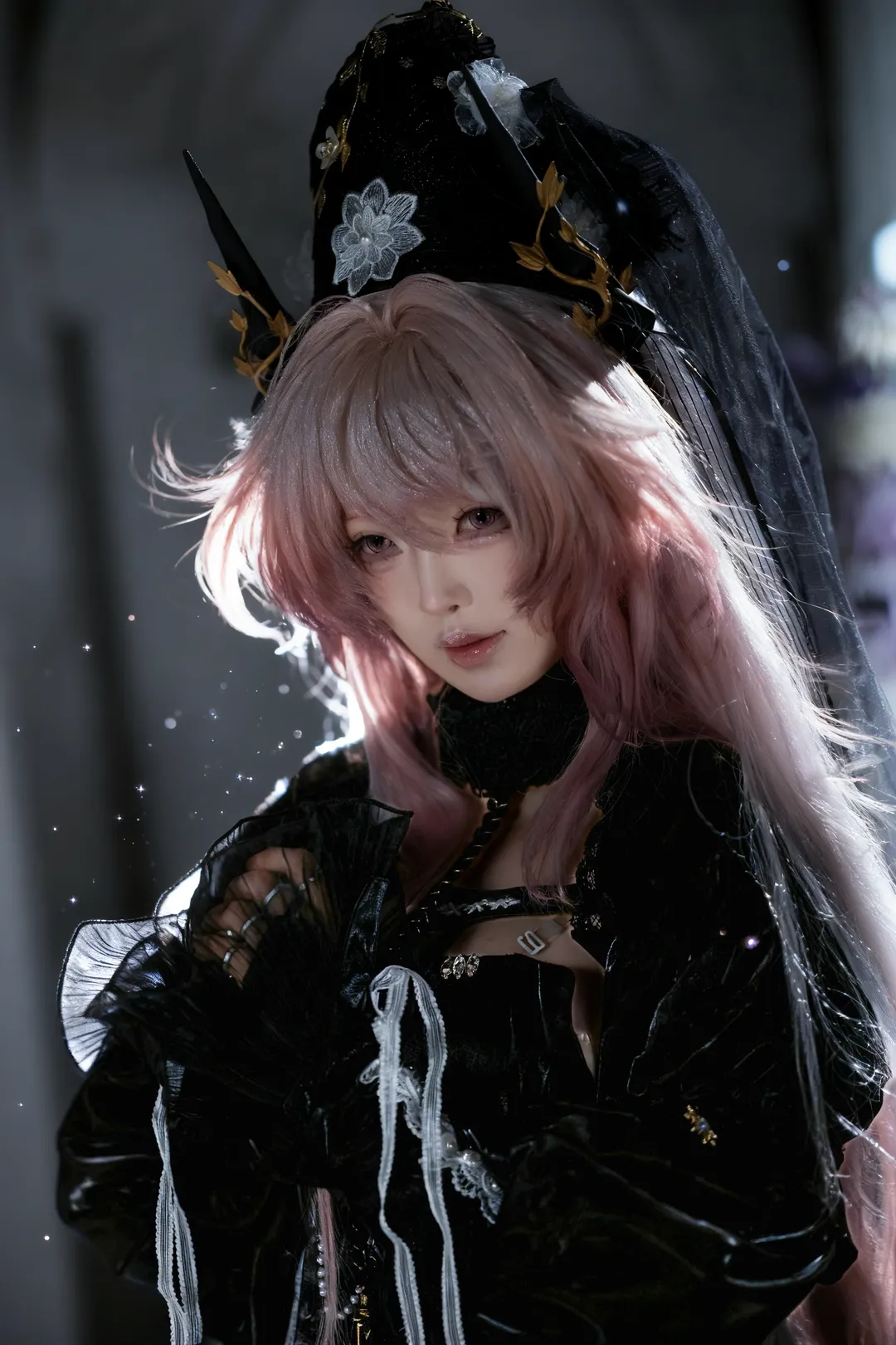 明日方舟, 特蕾西娅cos, cosplay摄影, 暗黑哥特, 魔王追悼 - 第3张