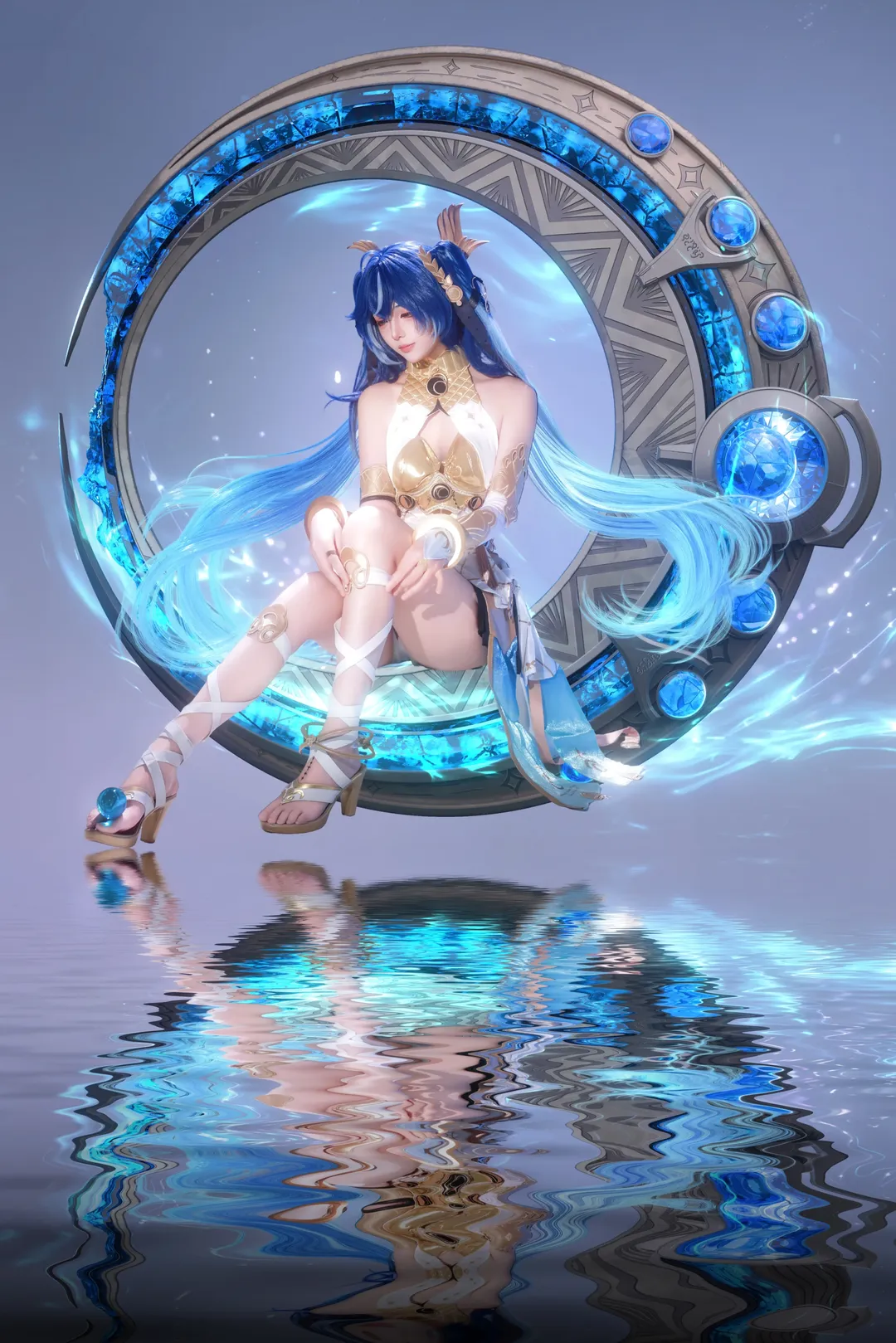 鸣潮, cosplay, 游戏角色, 尤诺cos, 月相轮转 - 第2张