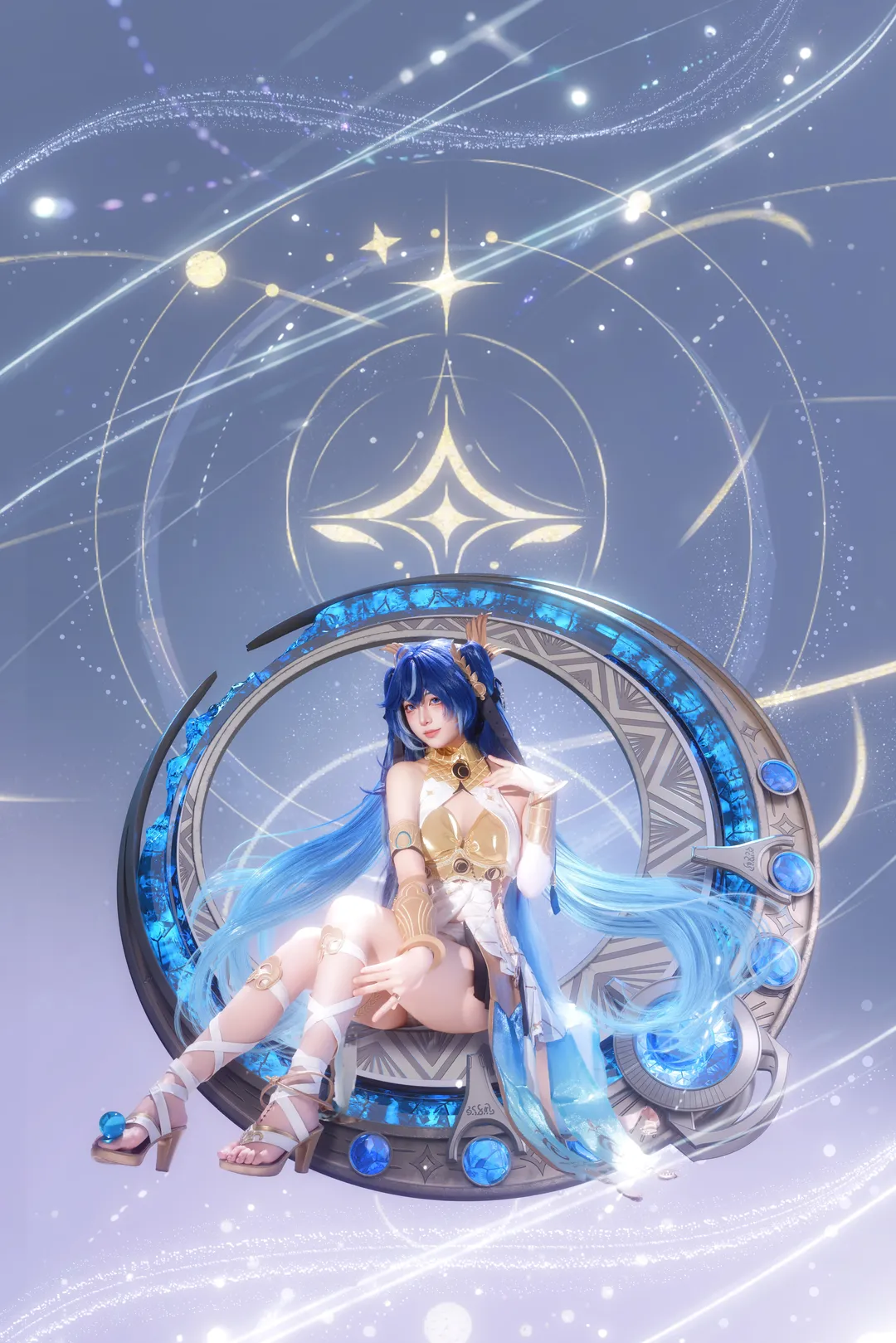 鸣潮, cosplay, 游戏角色, 尤诺cos, 月相轮转 - 第5张