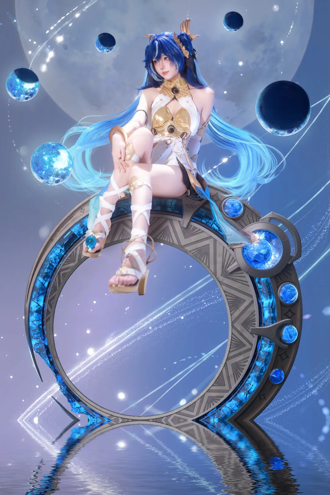 鸣潮, cosplay, 游戏角色, 尤诺cos, 月相轮转 - 第7张