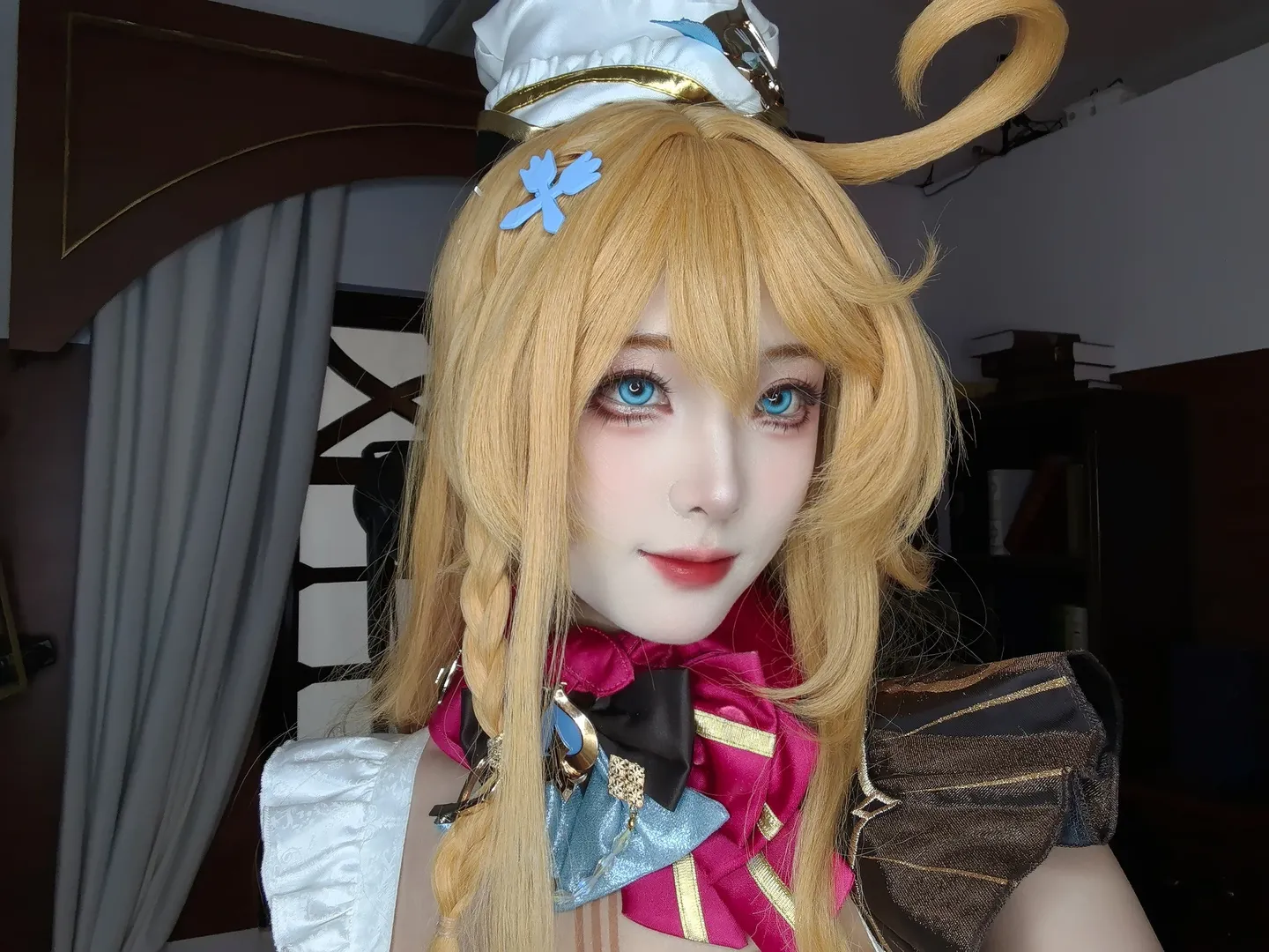 原神, 游戏角色, 爱可菲cos, 原神cosplay, 摄影棚外拍