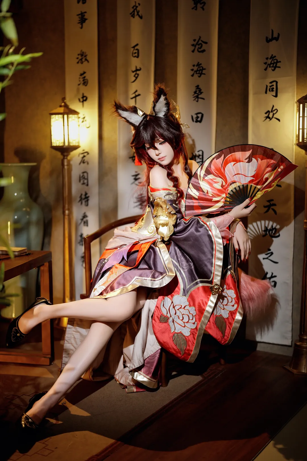 帰忘の流離人コスプレ, 古風撮影, 崩壊：スターレイル, 崩壊：スターレイル コスプレ, 仙舟の狐人