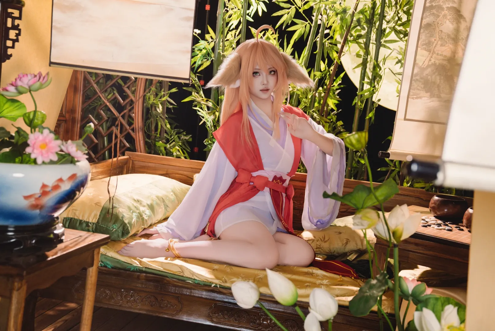 角色还原, 古风摄影, 涂山红红cos, 狐妖小红娘, 汉服造型 - 第4张
