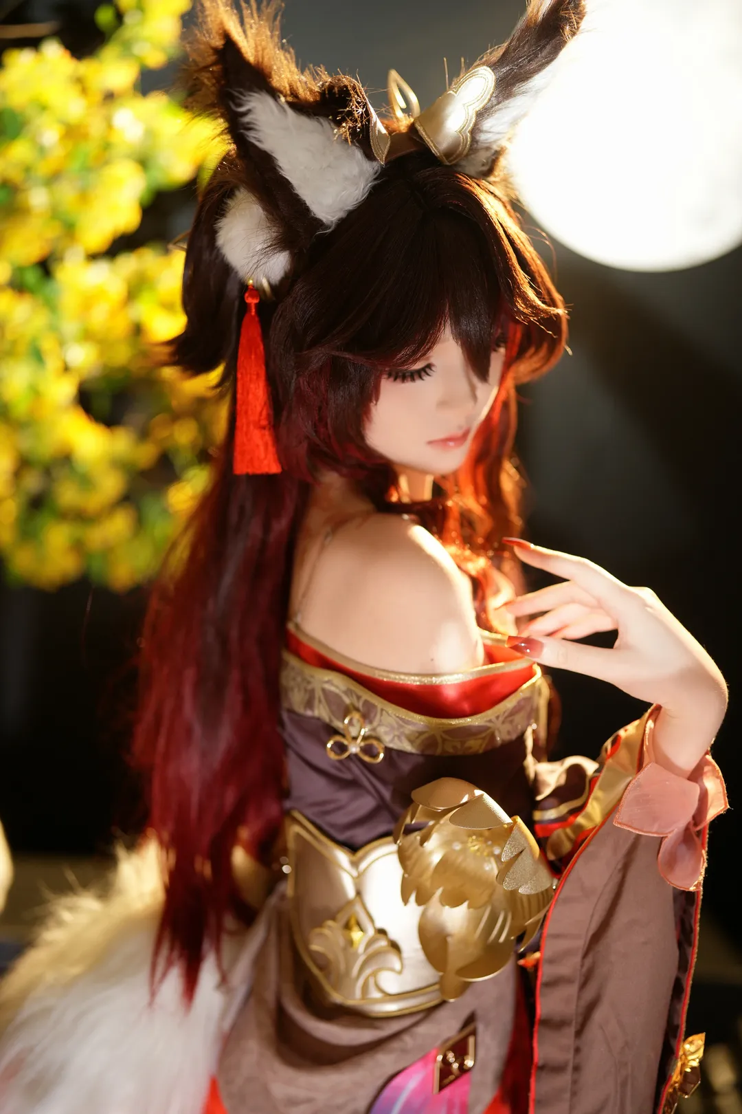Fugue Cosplay, Anime-style photography, Honkai: Star Rail, Honkai: Star Rail cosplay, Fox spirit costume - Image 2