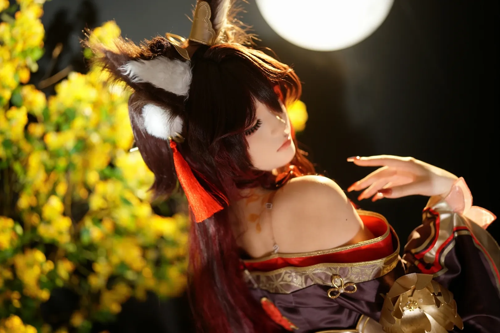 Fugue Cosplay, Anime-style photography, Honkai: Star Rail, Honkai: Star Rail cosplay, Fox spirit costume - Image 3