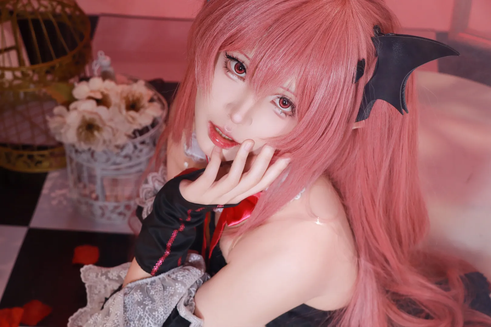 cosplay分享, 暗黑哥特, 克鲁鲁cos, 终结的炽天使, 吸血鬼女王 - 第1张