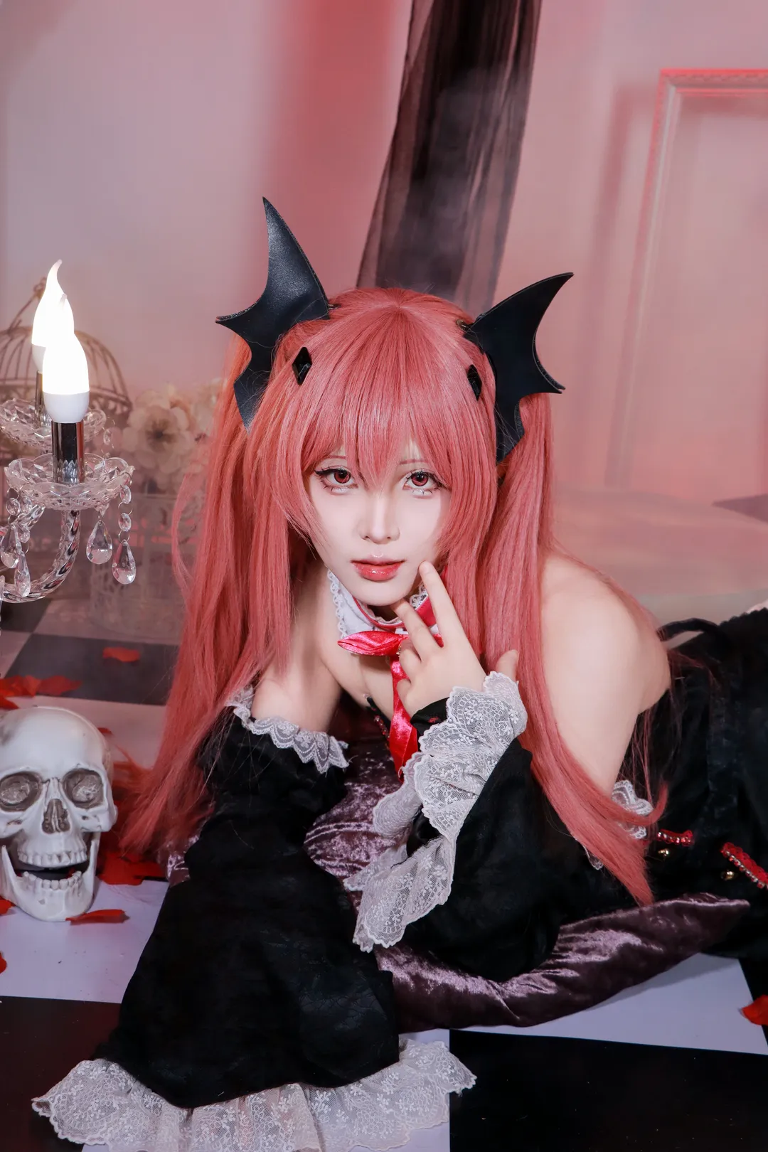 cosplay分享, 暗黑哥特, 克鲁鲁cos, 终结的炽天使, 吸血鬼女王 - 第2张