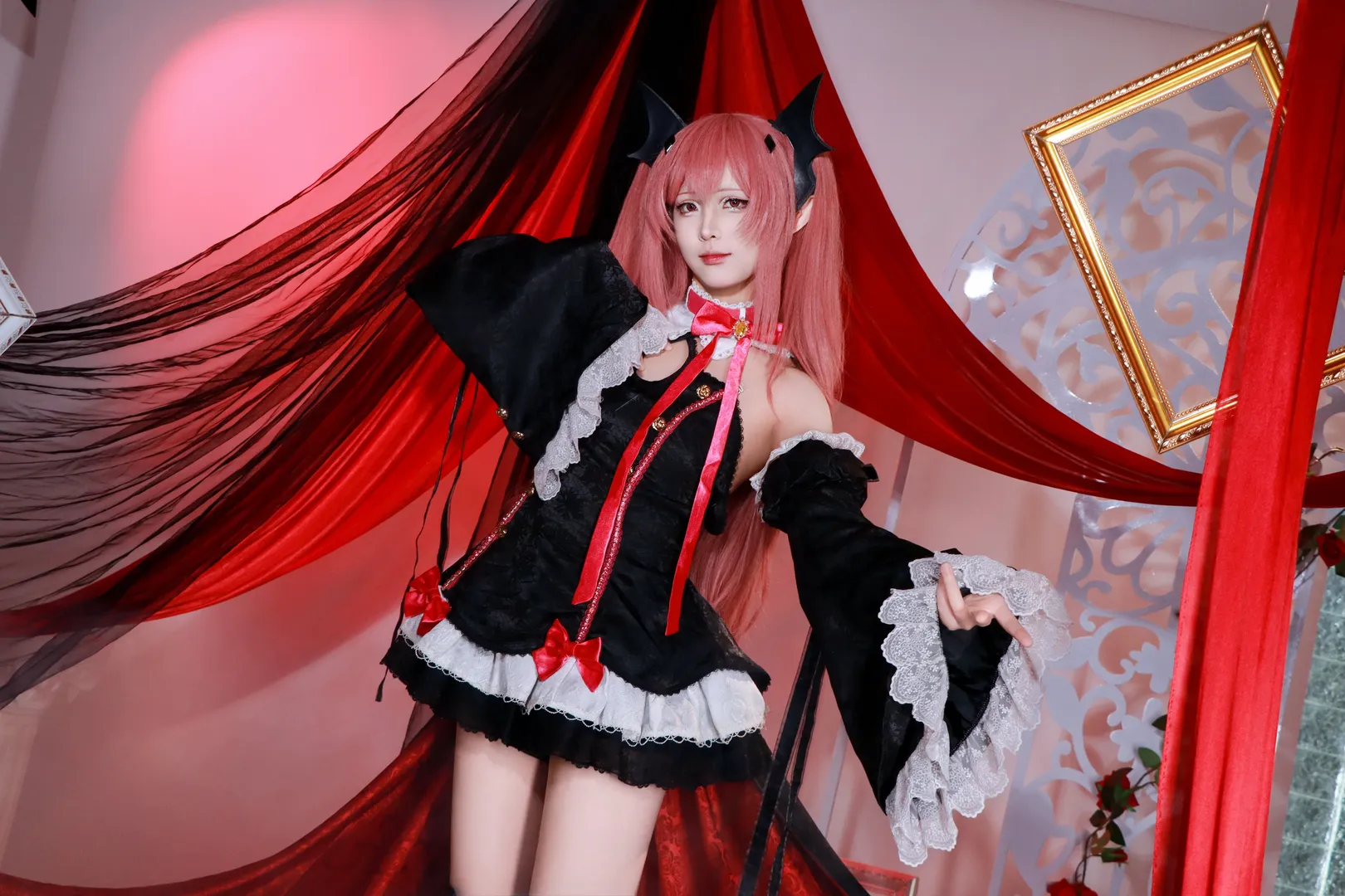 cosplay分享, 暗黑哥特, 克鲁鲁cos, 终结的炽天使, 吸血鬼女王 - 第4张