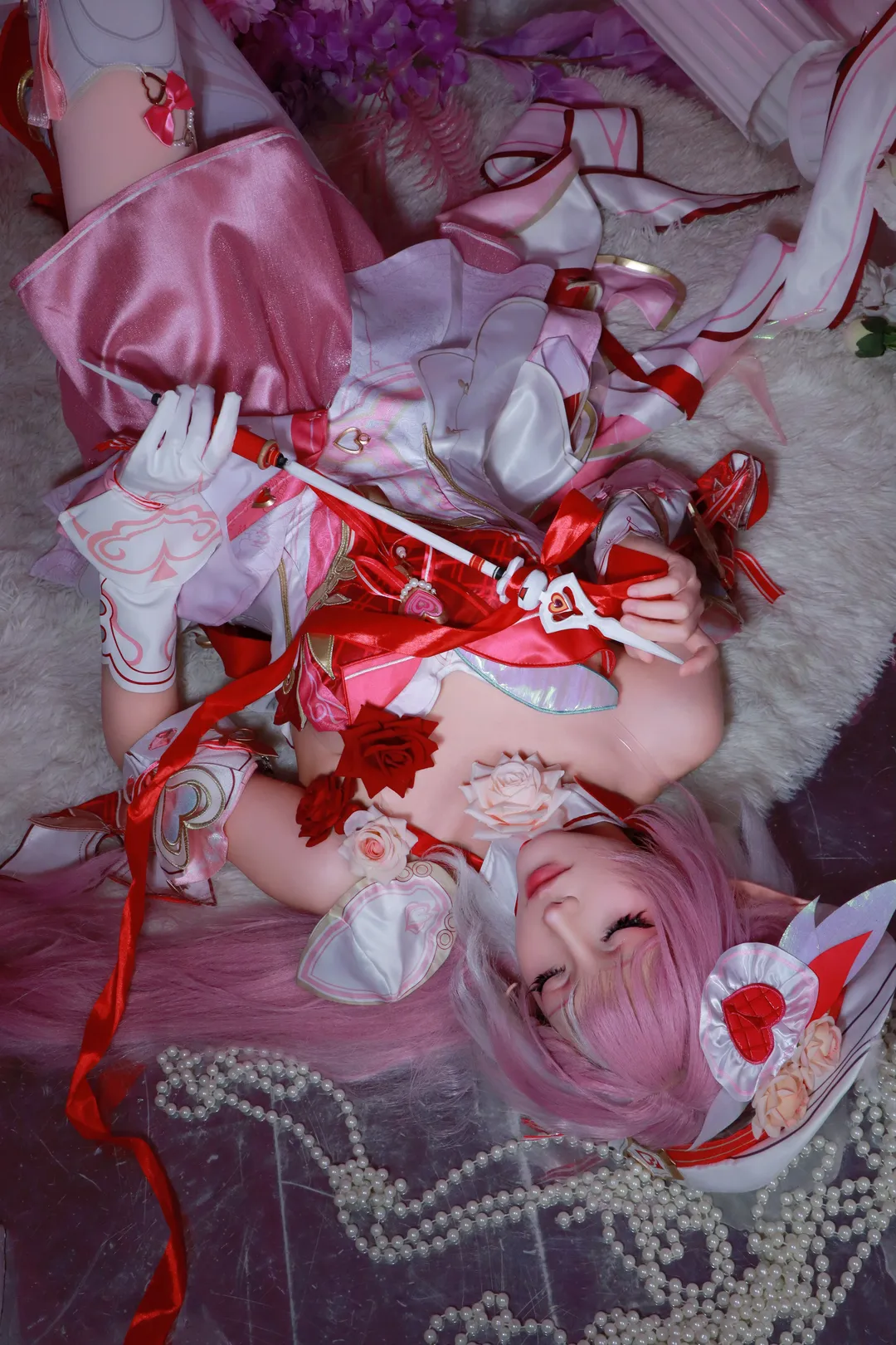 エリシア コスプレ, 崩壊 3rd, 桜撮影, 愛と願いの妖精, ピンク系 - 2枚目