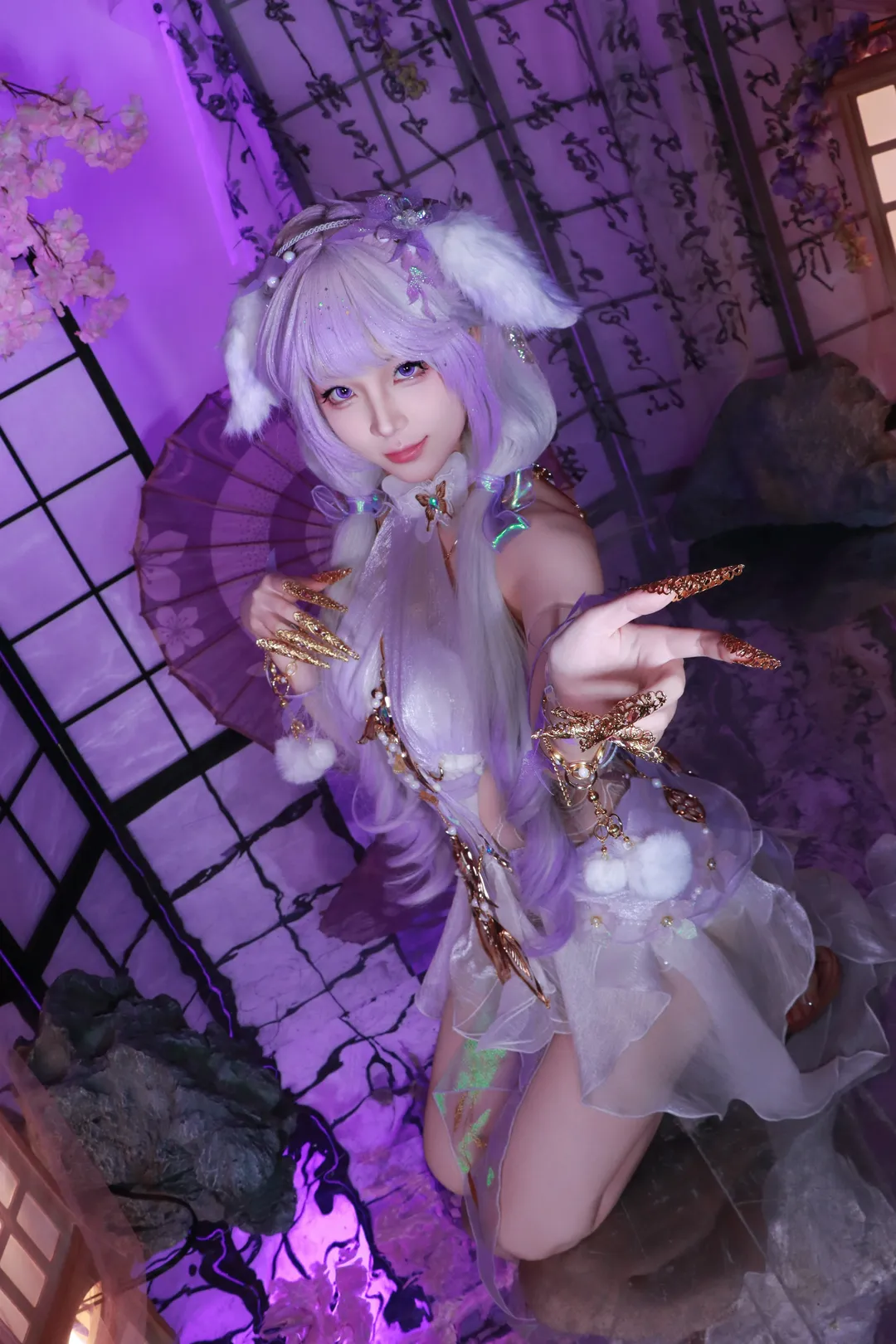 永劫无间, 春不敛cos, 紫色系, 唯美古风, 幻想风格 - 第3张