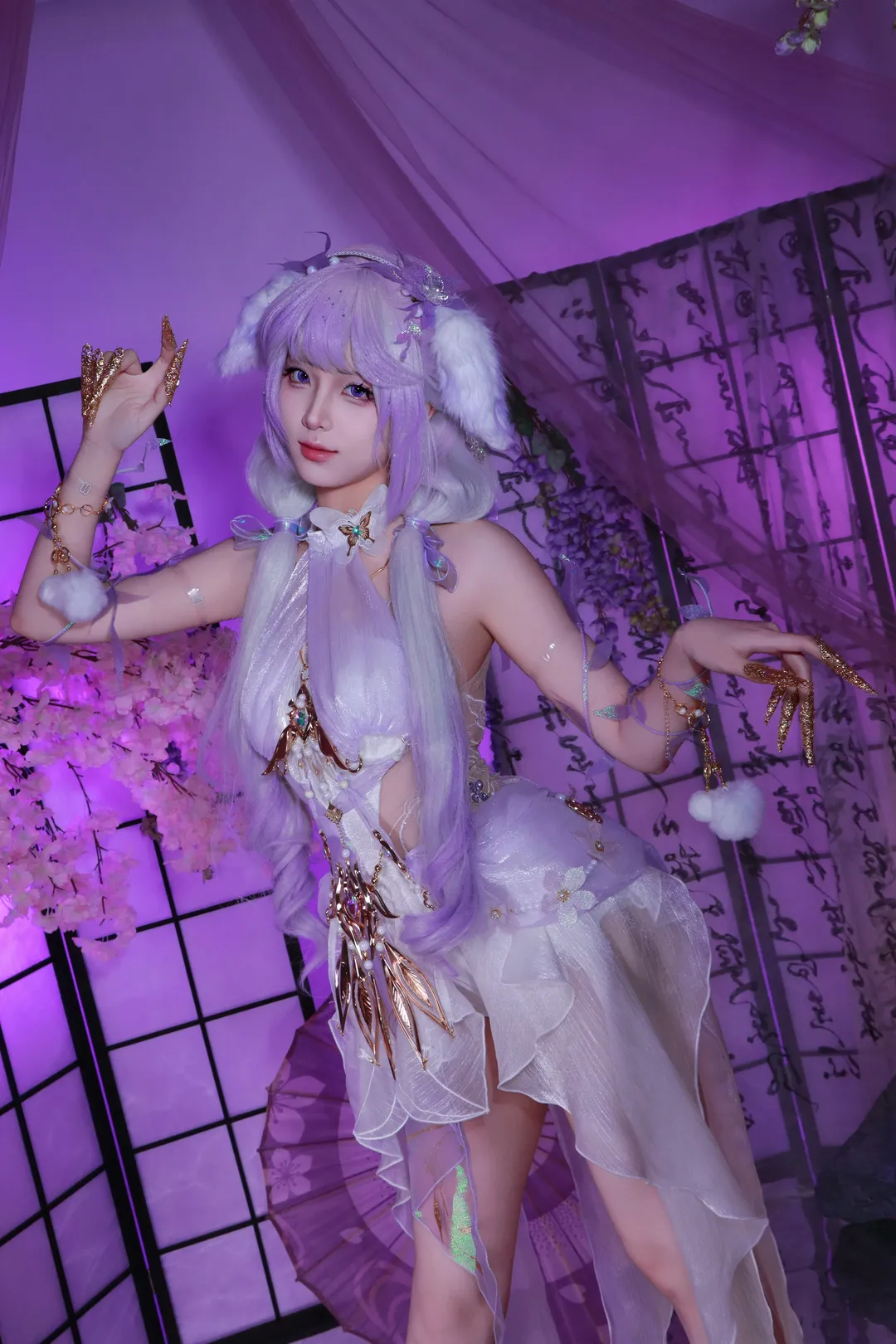 永劫无间, 春不敛cos, 紫色系, 唯美古风, 幻想风格 - 第4张