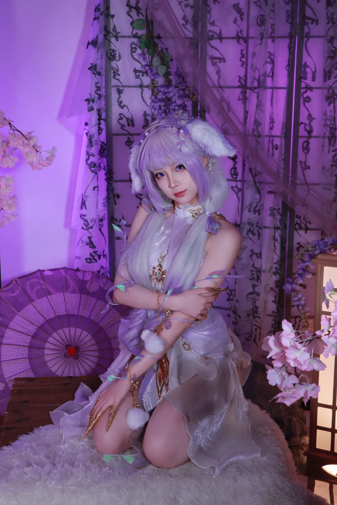 永劫无间, 春不敛cos, 紫色系, 唯美古风, 幻想风格 - 第6张