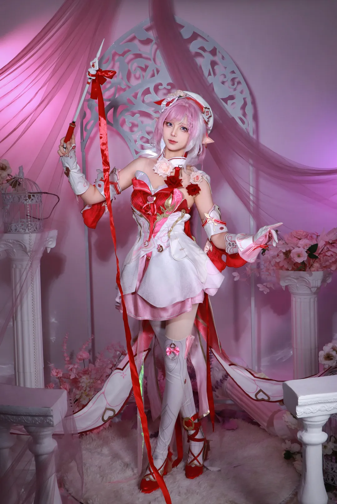 爱莉希雅cos, 崩坏3, 唯美摄影, 少女感, 爱愿妖精