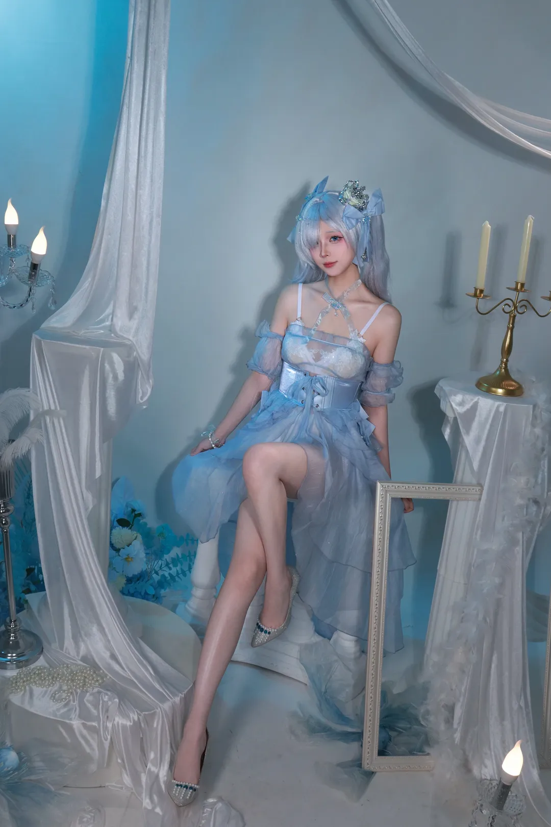 Aesthetic Portrait, Goddess of Victory: Nikke, Cinderella cosplay, Ice and snow style, GODDESS OF VICTORY: NIKKE - Image 2