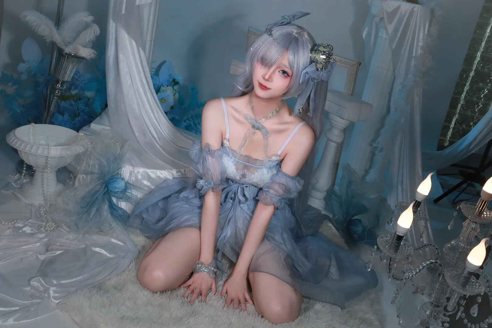 Aesthetic Portrait, Goddess of Victory: Nikke, Cinderella cosplay, Ice and snow style, GODDESS OF VICTORY: NIKKE - Image 5