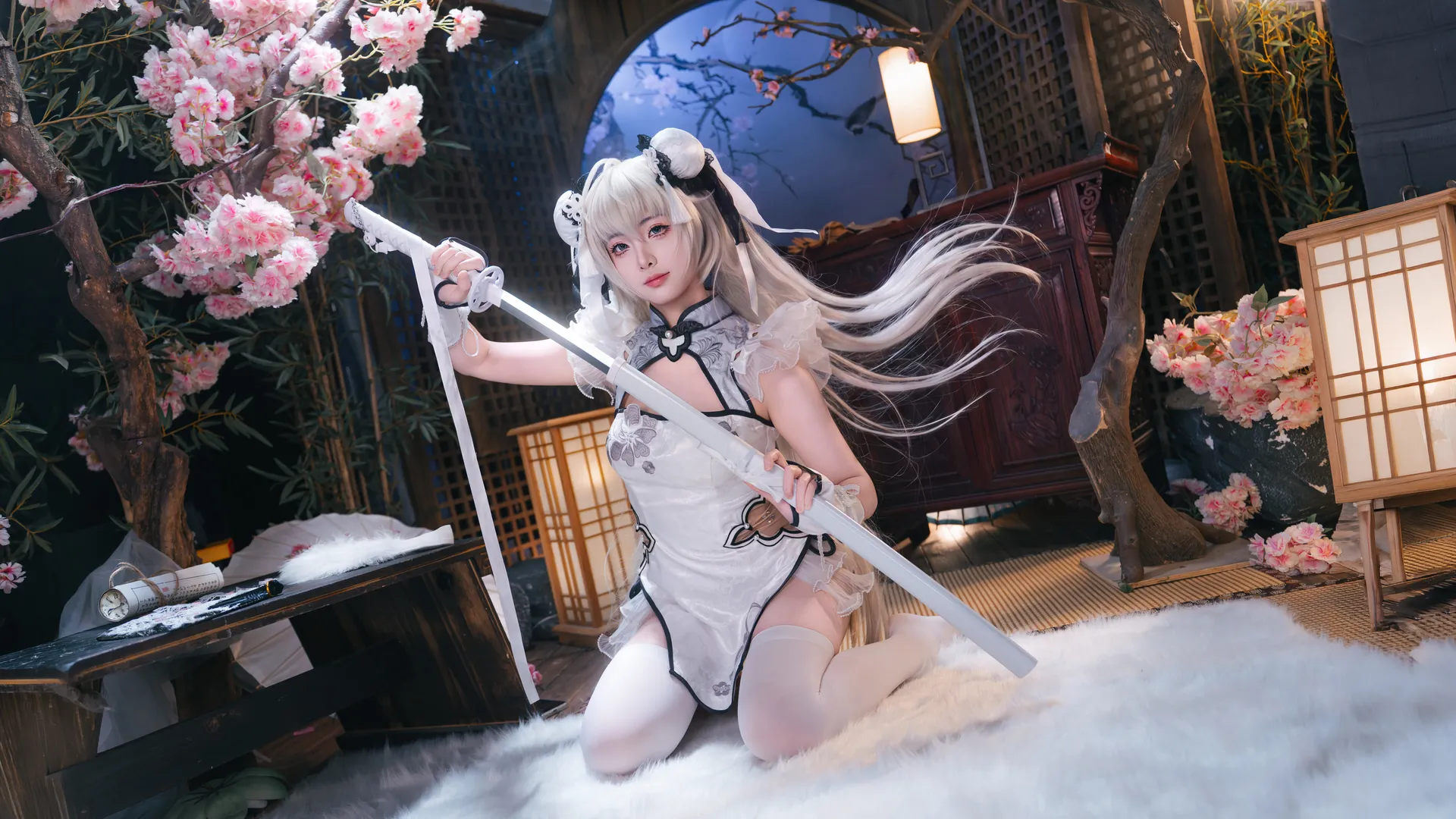永劫无间, 殷紫萍cos, 玉髓冰心, 古风cosplay, cos摄影 - 第2张