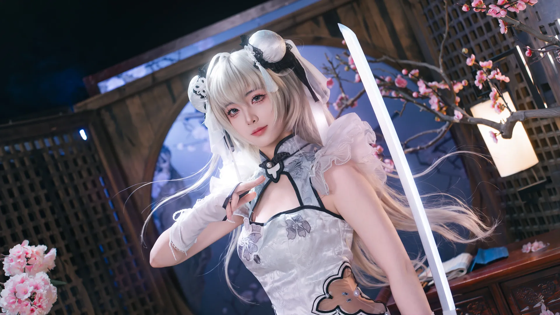 永劫无间, 殷紫萍cos, 玉髓冰心, 古风cosplay, cos摄影 - 第5张