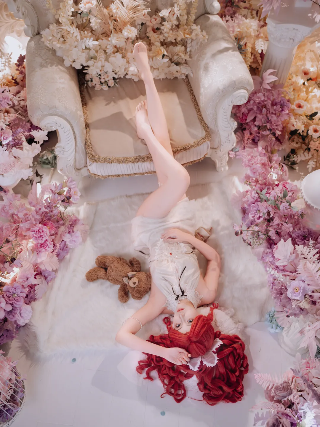 永劫无间, 席拉cos, 红发角色, 梦幻布景, cosplay摄影 - 第2张