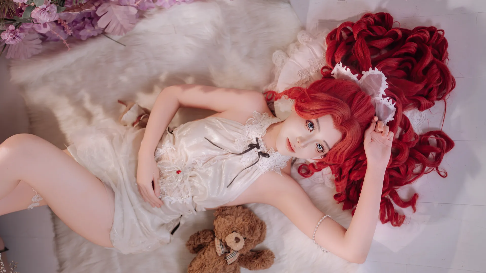 永劫无间, 席拉cos, 红发角色, 梦幻布景, cosplay摄影 - 第4张