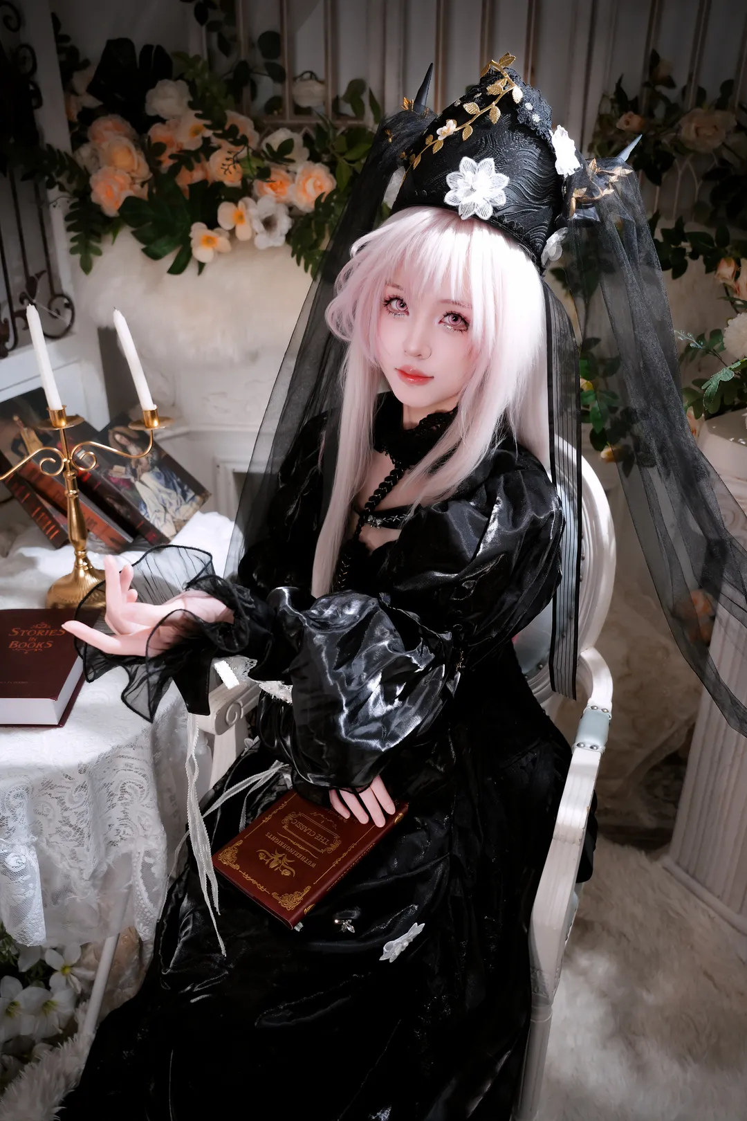 二次元cosplay, 明日方舟, 特蕾西娅cos, 魔王追悼cosplay, 明日方舟特蕾西娅 - 第1张