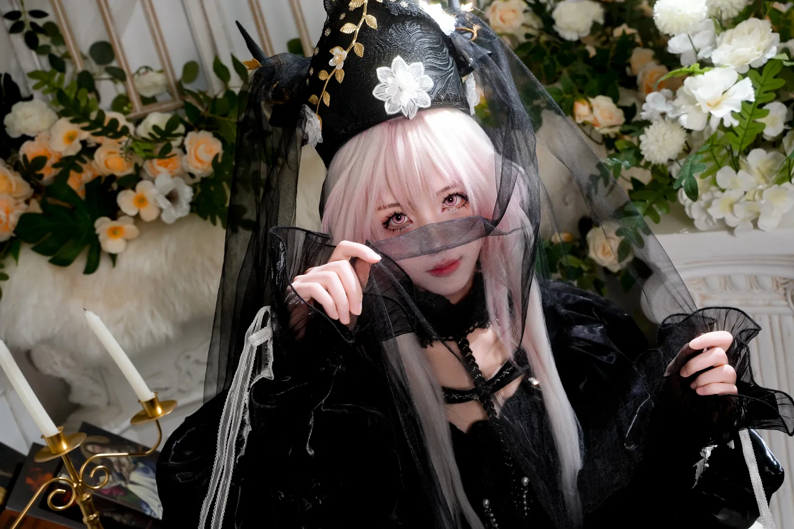 Anime cosplay, Arknights, Theresa Cosplay, EPOQUE Series - "Condolence" Civilight Eterna Cosplay, Arknights Theresa