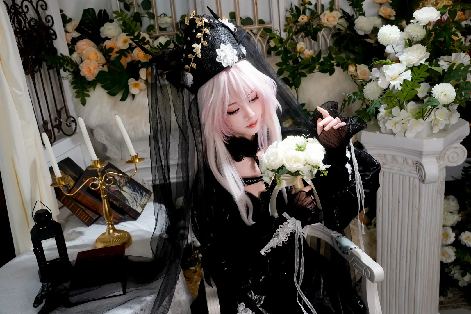 二次元cosplay, 明日方舟, 特蕾西娅cos, 魔王追悼cosplay, 明日方舟特蕾西娅 - 第5张