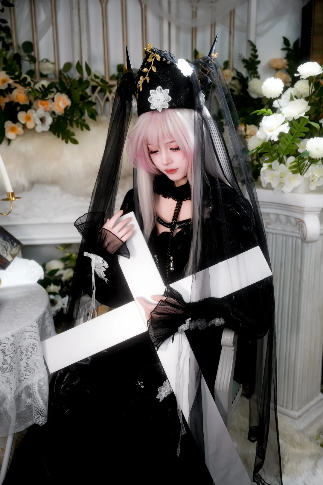 二次元cosplay, 明日方舟, 特蕾西娅cos, 魔王追悼cosplay, 明日方舟特蕾西娅 - 第6张