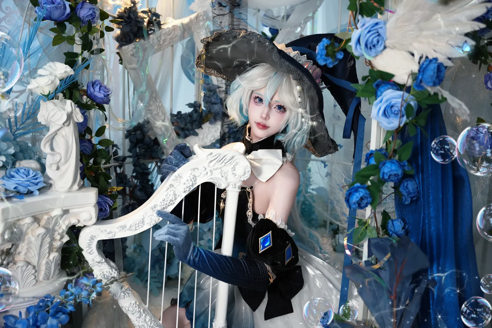 原神, フリーナ コスプレ, フォンテーヌ, 水神コスプレ, コスプレ撮影 - 2枚目