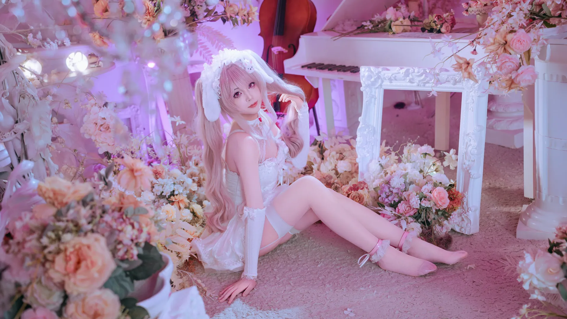 美的写真, アリス コスプレ, 勝利の女神：NIKKE, 夢幻的なメイクとスタイリング, 同人作品 - 2枚目