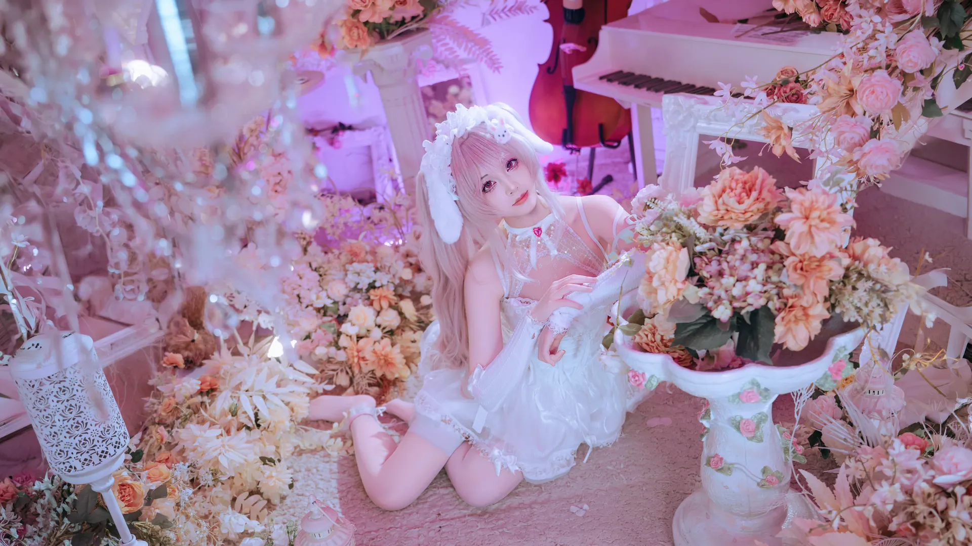 美的写真, アリス コスプレ, 勝利の女神：NIKKE, 夢幻的なメイクとスタイリング, 同人作品 - 5枚目