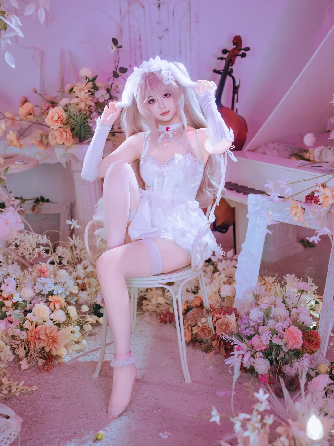 美的写真, アリス コスプレ, 勝利の女神：NIKKE, 夢幻的なメイクとスタイリング, 同人作品 - 6枚目