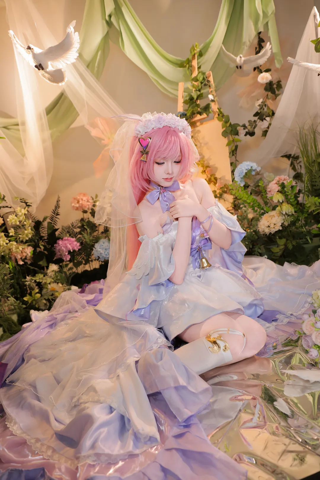 エリシア コスプレ, 崩壊 3rd, 美的, 花嫁, キャラクターコスプレ - 3枚目