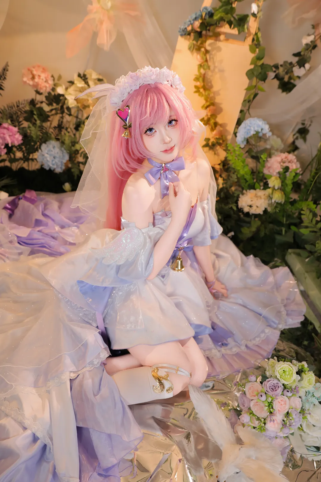 エリシア コスプレ, 崩壊 3rd, 美的, 花嫁, キャラクターコスプレ - 4枚目