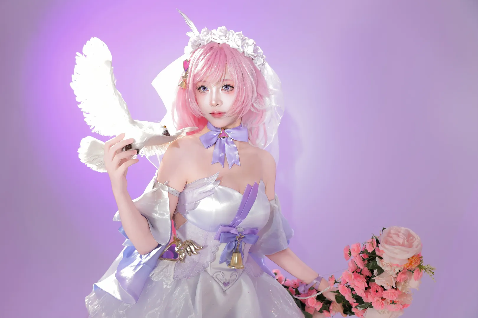 エリシア コスプレ, 崩壊 3rd, 美的, 花嫁, キャラクターコスプレ - 6枚目
