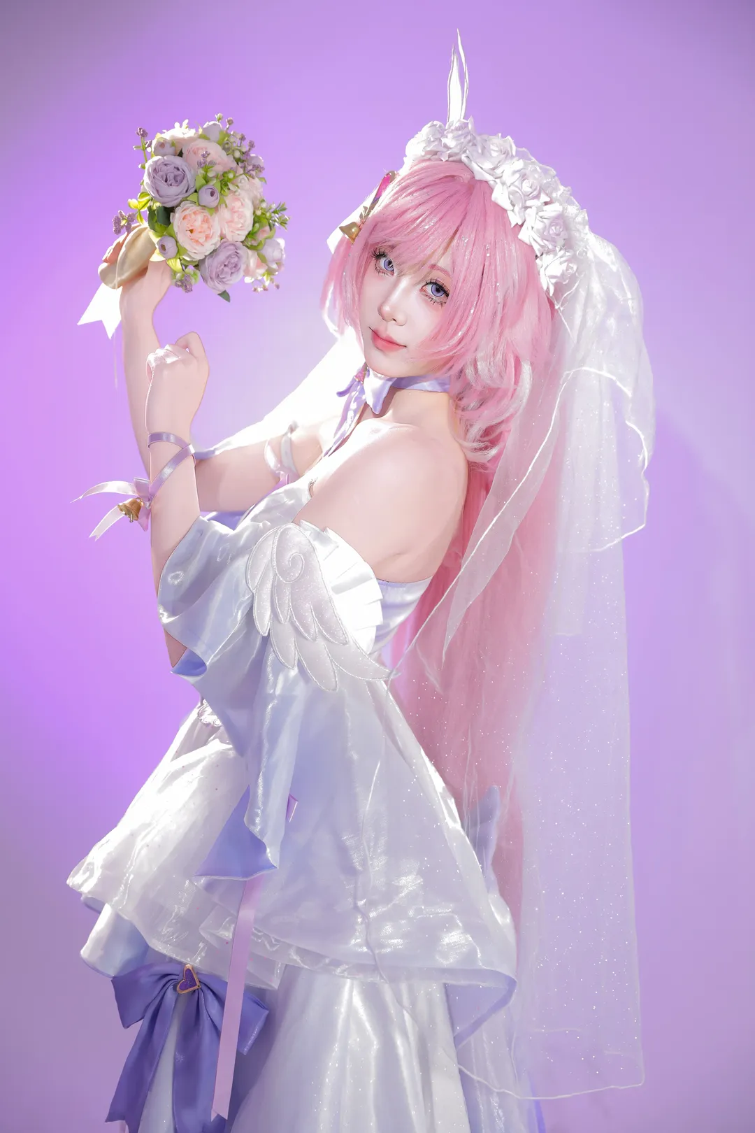 爱莉希雅cos, 崩坏3, 花间颂歌, 唯美写真, 角色扮演 - 第4张