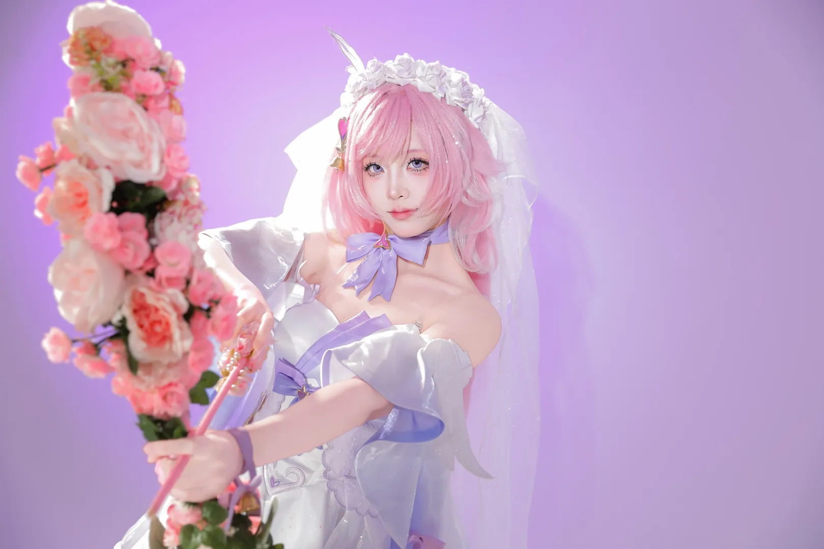 爱莉希雅cos, 崩坏3, 花间颂歌, 唯美写真, 角色扮演 - 第6张