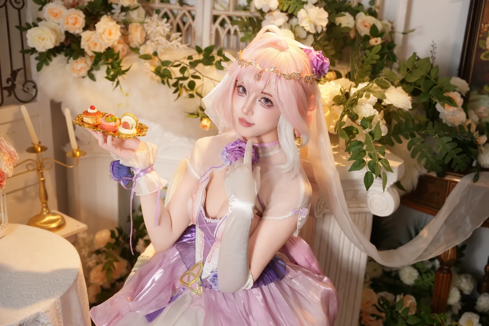 エリシア コスプレ, 崩壊 3rd, 美的ポートレート, コスプレ, 流光の詩 - 2枚目