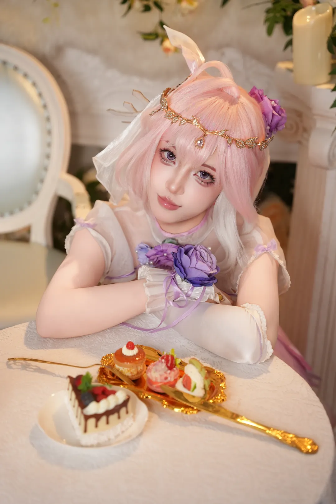 エリシア コスプレ, 崩壊 3rd, 美的ポートレート, コスプレ, 流光の詩 - 4枚目