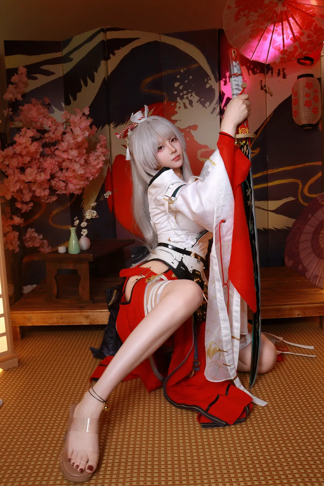 鸣潮, cosplay, 游戏角色, 绯雪cos, 和风造型 - 第5张