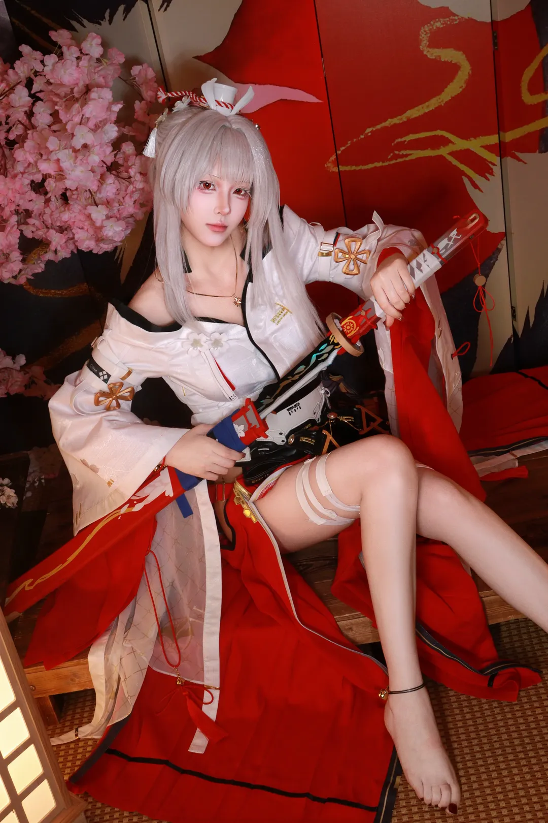 鸣潮, cosplay, 游戏角色, 绯雪cos, 和风造型 - 第7张