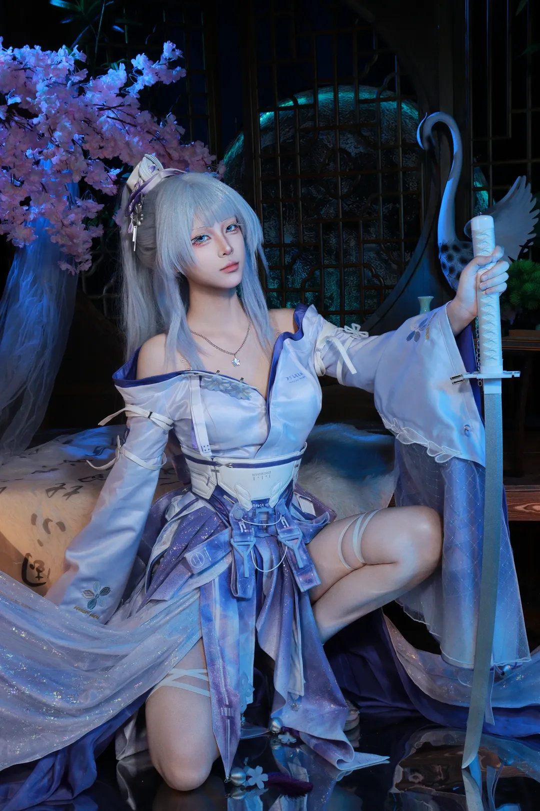 Wuthering Waves, Hiyuki cosplay, Cosplay makeup, Xianxia-style photography, Guofeng-style photoshoot booking - Image 5