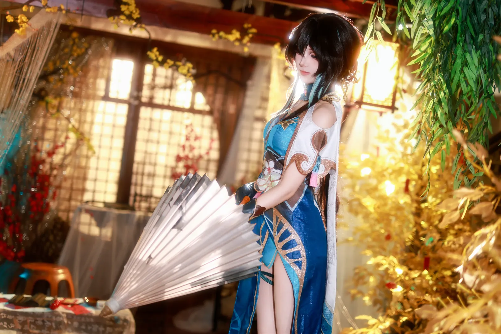 Ancient style photography, Honkai: Star Rail, Ruan Mei cosplay, Chinese-style cosplay, Ruan Mei new skin - Image 5