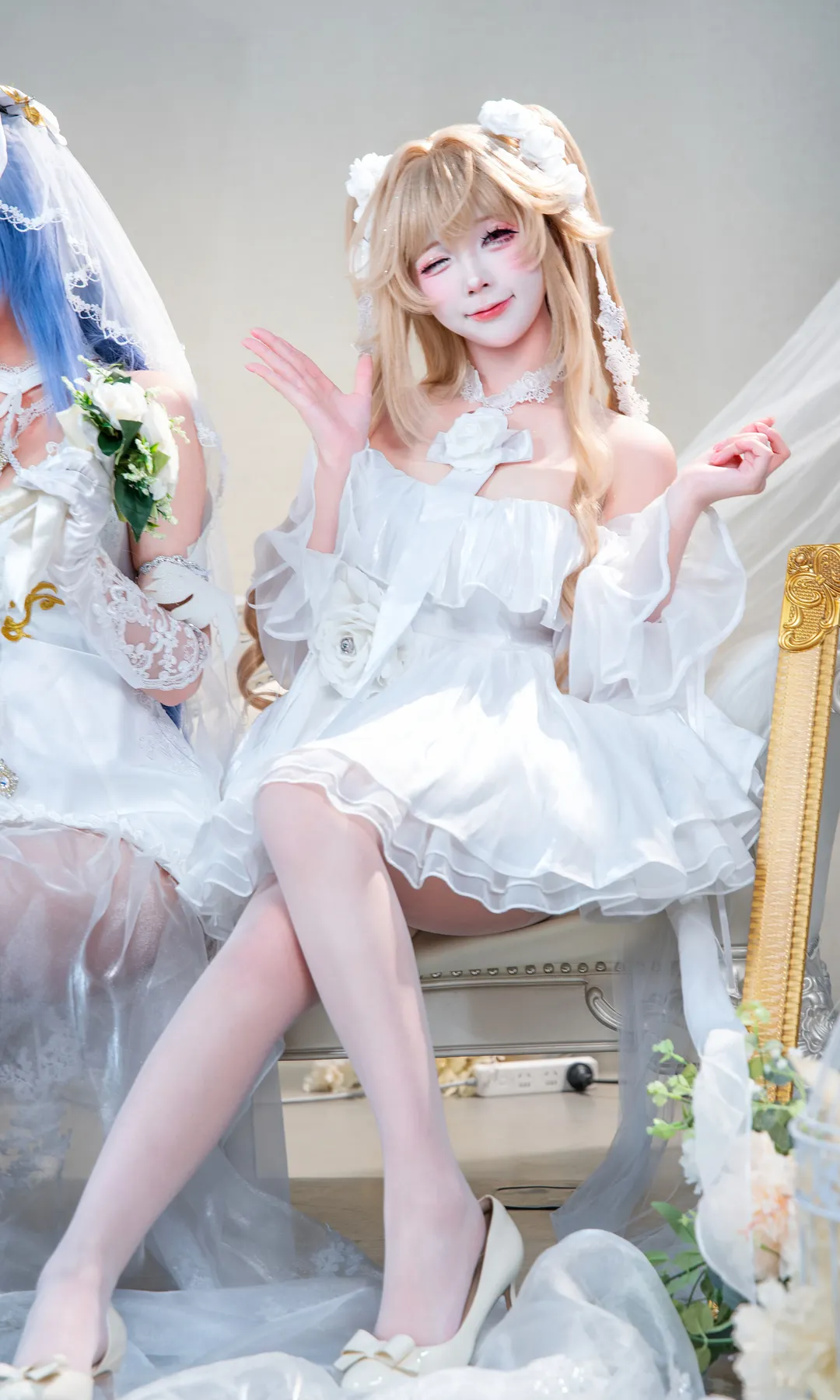 アズールレーン, アンカレッジコスプレ, 花嫁コスプレ, アズールレーン9周年, 白いウェディングドレスの撮影 - 1枚目