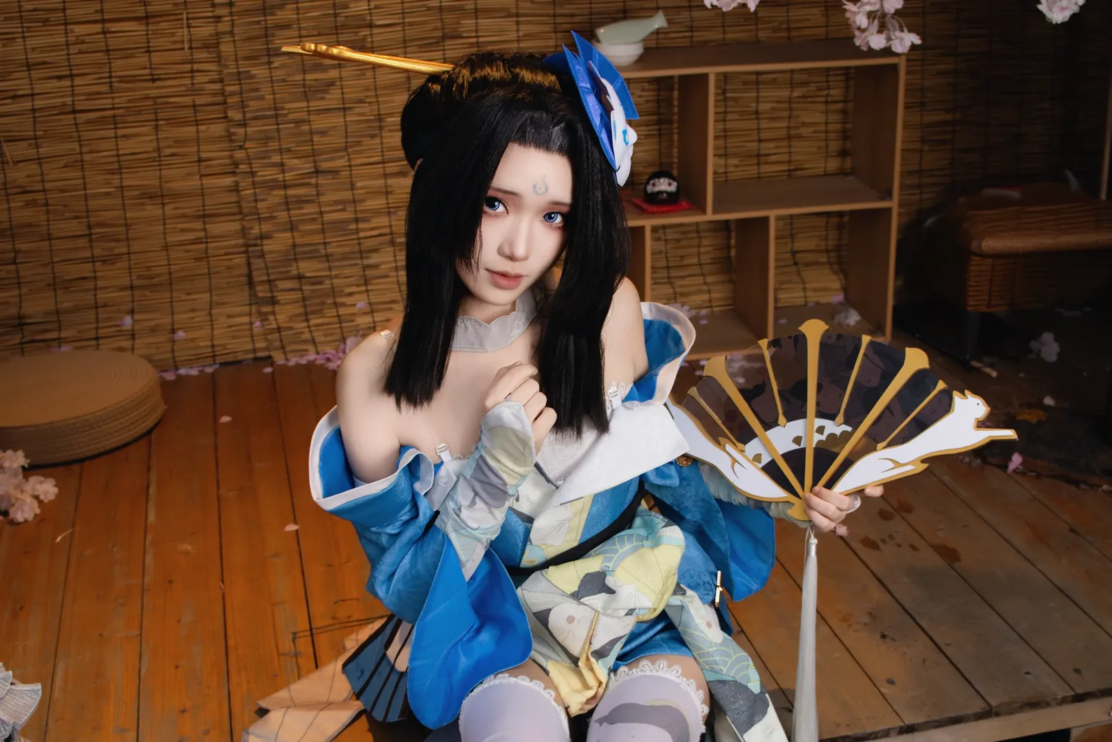 二次元, cosplay, 和风, 不知火舞cos, 狐面具 - 第3张