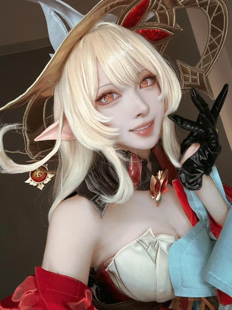 原神, 艾莉丝cos, cosplay摄影, 提瓦特大陆, 魔女会